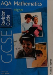 Front cover of GCSE AQA mathematics higher by Tony Fisher