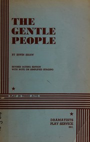 Cover of The gentle people by Irwin Shaw