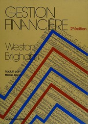 Cover of Gestion financière by J. Fred Weston