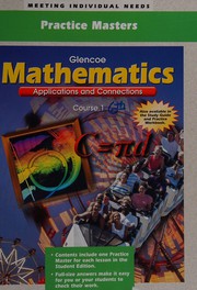 Front cover of Glencoe mathematics by Glencoe/McGraw-Hill