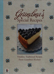 Front cover of Grandma's special recipes by Varios