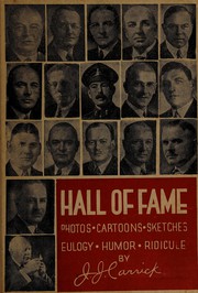 Front cover of Hall of fame by J. J. Carrick