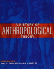 Front cover of History of Anthropological Theory by Erickson, Paul A.