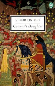 Cover of Gunnar's daughter by Sigrid Undset