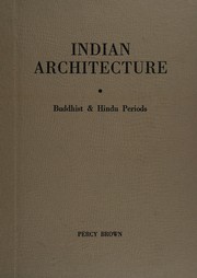 Cover of Indian architecture by Percy Brown