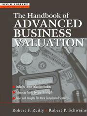Cover of The Handbook of Advanced Business Valuation by Robert F. Reilly
