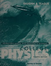Cover of Instructor's manual with solutions to accompany College physics by Jerry S. Faughn