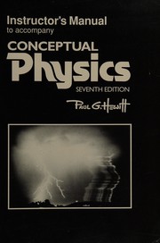 Front cover of Instructor's manual to accompany Conceptual physics, seventh edition by Paul G. Hewitt