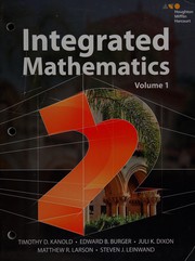 Cover of Integrated Mathematics 2. by Timothy D. Kanold