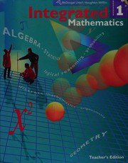 Front cover of Integrated mathematics by Rheta Norma Pollock Rubenstein