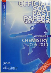 Front cover of Intermediate 1 chemistry 2006-2010 by Scottish Qualifications Authority