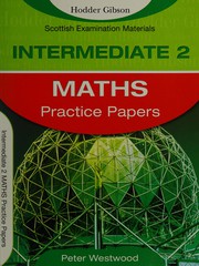 Cover of Intermediate 2 maths by Peter W. Westwood