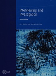 Cover of Interviewing & investigation by Kerry Watkins