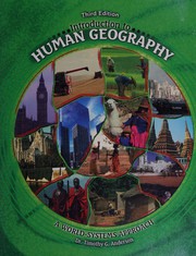 Front cover of Introduction to human geography by Timothy Gene Anderson