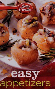 Front cover of Betty Crocker Easy Appetizers by Betty Crocker