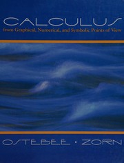 Front cover of Calculus from graphical, numerical, and symbolic points of view by Arnold Ostebee