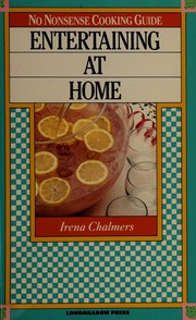 Cover of Entertaining at home by Irena Chalmers
