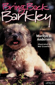 Cover of Bring Back Barkely by Marilyn D. Anderson