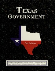 Front cover of Texas government by Tom Bass