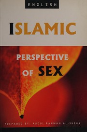 Front cover of Islamic perspective of sex by Abdul Rahman Al-Sheha
