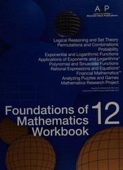 Front cover of iWrite math foundations of mathematics book 12 by Alan Appleby