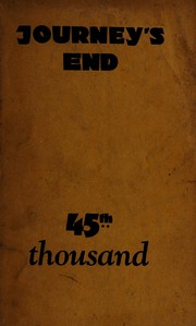 Front cover of Journey's end by R. C. Sherriff