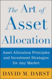 Cover of The Art of Asset Allocation by David M. Darst