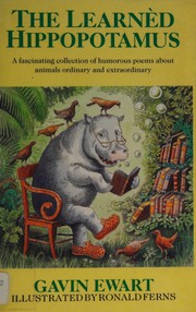 Front cover of The learnèd hippopotamus by Gavin Ewart