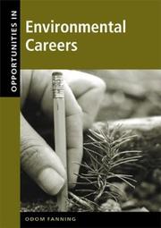 Front cover of Opportunities in environmental careers by Odom Fanning