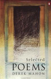 Cover of Poems by Derek Mahon