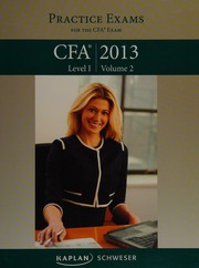 Cover of Level I practice exams by Kaplan Schweser