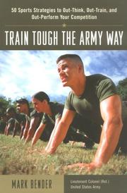 Cover of Train Tough the Army Way by Mark Bender