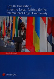 Front cover of Lost in translation by Kevin J. Fandl