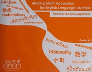 Cover of Making math accessible for English language learners by Region 4 Education Service Center