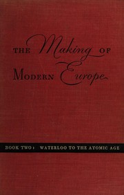 Cover of The making of modern Europe by Herman Ausubel