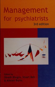 Cover of Management for psychiatrists by Dinesh Bhugra