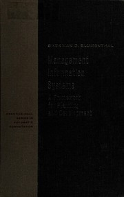Cover of Management information systems by Sherman C. Blumenthal