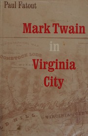 Front cover of Mark Twain in Virginia City by Paul Fatout