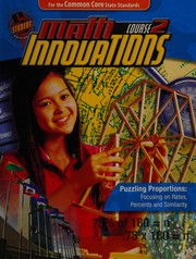 Front cover of Math Course 2 Innovations, for the Common Core State Standards by M. Katherine Gaven,  Linda Jensen Sheffield Sazanne H. Chapin