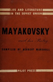 Front cover of Mayakovsky and his poetry by Vladimir Mayakovsky