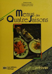 Front cover of Menus des quatre saisons by Philippe Mollé