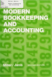 Front cover of Modern bookkeeping and accounting by Morris Miller