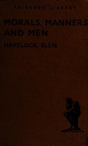Front cover of Morals, manners, and men by Havelock Ellis