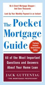 Cover of The Pocket Mortgage Guide by Jack Guttentag