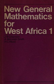 Front cover of New general mathematics for West Africa by John Bredin Channon