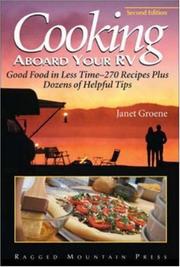 Cover of Cooking Aboard Your RV by Janet Groene