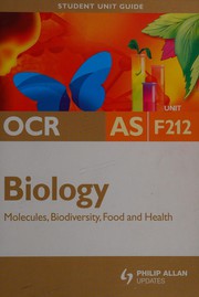 Front cover of OCR AS biology by Richard Fosbery