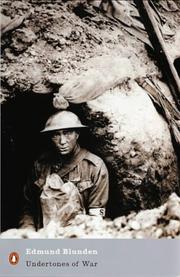 Cover of Undertones of War by Edmund Blunden