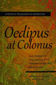 Front cover of Oedipus at Colonus by Sophocles