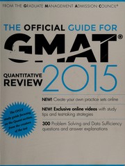 Cover of Official Guide for GMAT Quantitative Review 2015 with Online Question Bank and Exclusive Video by GMAC (Graduate Management Admission Council)